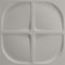 Ekena Millwork 19 5/8in. W x 19 5/8in. H Franklin EnduraWall Decorative 3D Wall Panel Covers 2.67 Sq. Ft. WP20X20FRCGH - alternate 6